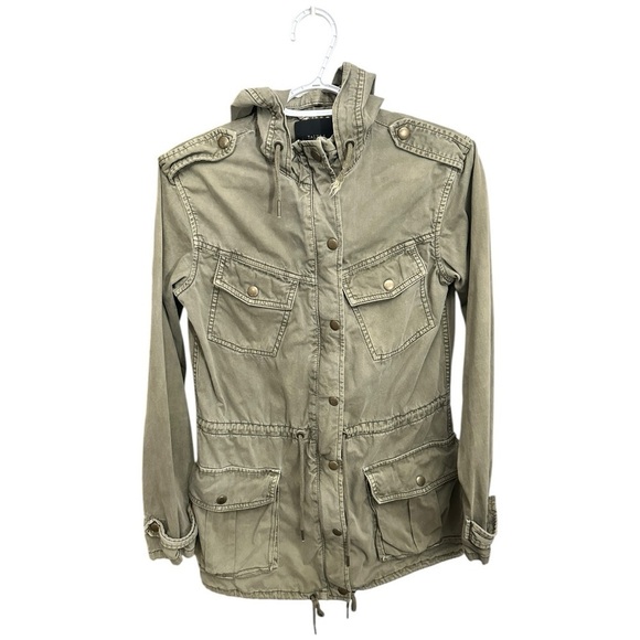 Anthropologie Talula Anorak Utility Jacket Green Small - Picture 1 of 8